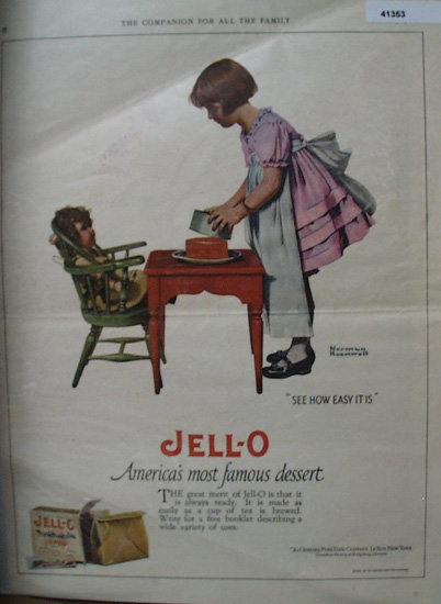 Jell-O From The Genesee Pure Food Co. 1923 ad