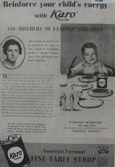 Karo Table Syrup 1936 Ad