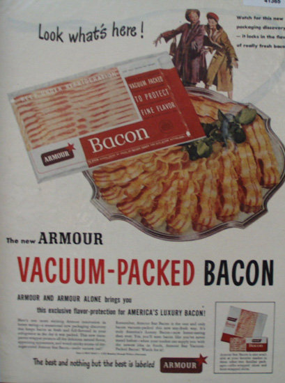 Armour Star Bacon 1949 Ad