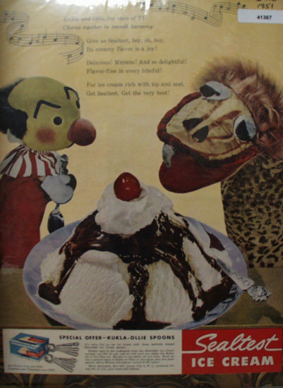 Sealtest Ice Cream 1951 Ad