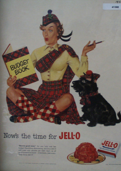 Jell O Gelatin Dessert 1952 Ad