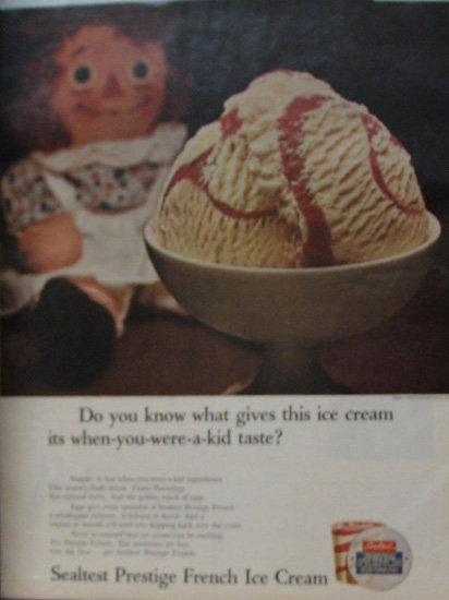 Sealtest Prestige French Ice Cream 1966 Ad