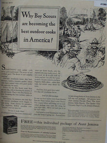 Aunt Jemima Pancake Flour 1928 Ad