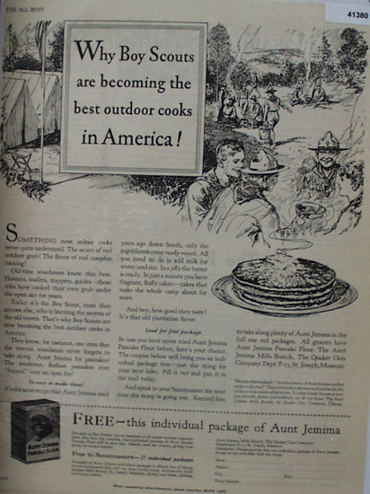 Aunt Jemima Pancake Flour 1928 Ad