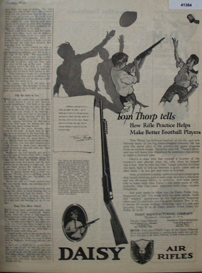 Daisy Air Rifles 1926 Ad