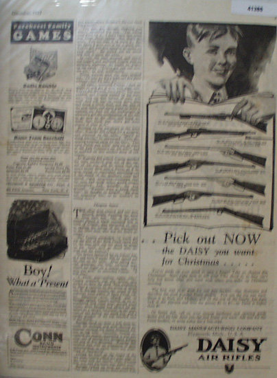 Daisy Air Rifles 1927 Ad