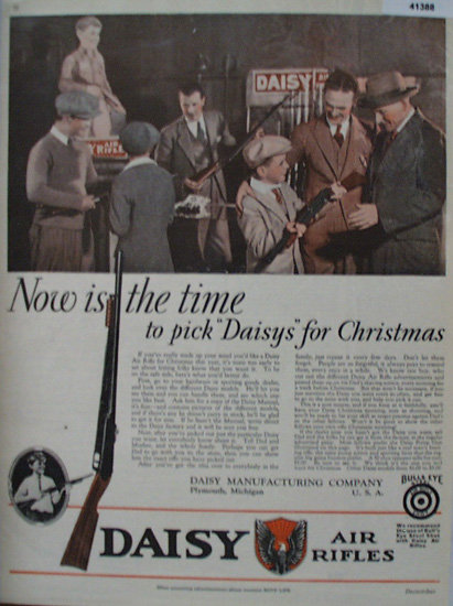 Daisy Air Rifles 1929 Ad
