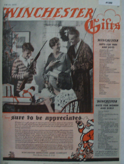 Winchester Gifts 1929 Ad