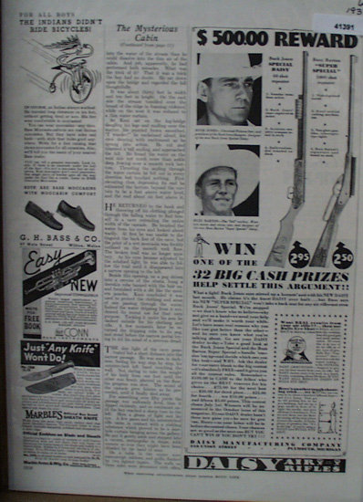 Daisy Air Rifles 1934 Ad
