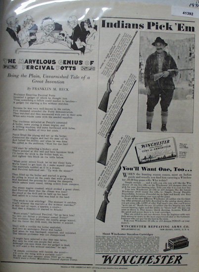 Winchester Guns And Ammunition 1934 Ad