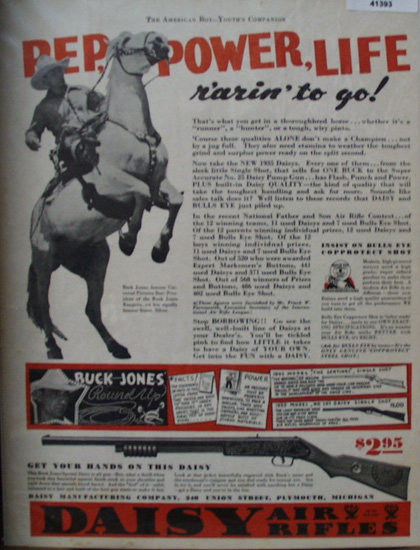 Daisy Air Rifles 1935 Ad