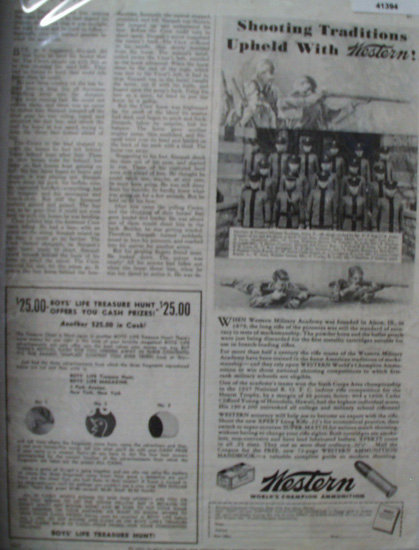 Western Ammunition 1937 Ad