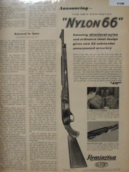 Remington Du Pone Rifle 1959 Ad