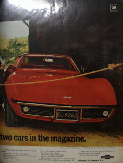 Chevrolet Camaro 1968 Ad