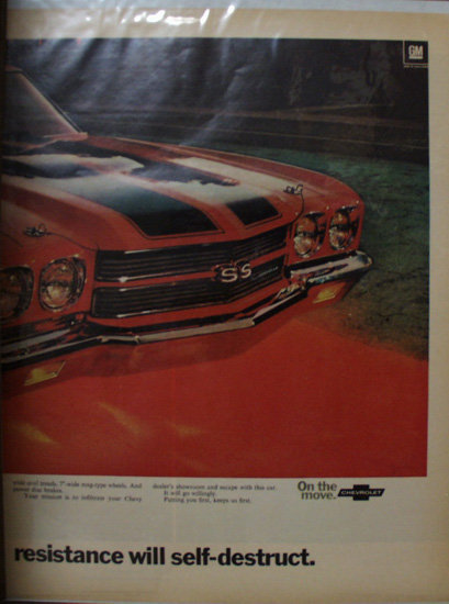 Chevrolet Chevelle 1969 Ad