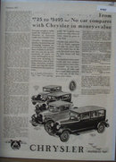 Chrysler Cars 1927 Ad