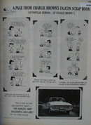Ford Falcon And Charlie Brown 1960 Ad
