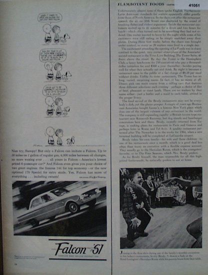 Ford Falcon 1961 Ad