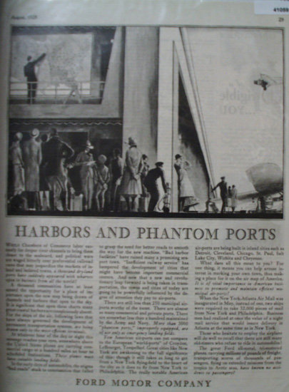 Ford Motor Company Aviation 1928 Ad