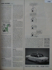 Falcon Sports Futura Car 1962 Ad
