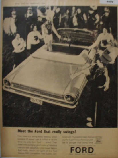 Ford Galaxie 500 Convertible 1963 Ad