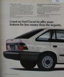 Ford Escort 1989 Ad