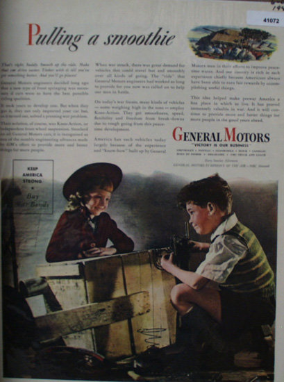 General Motors Victory Is Our Business 1944 Ad