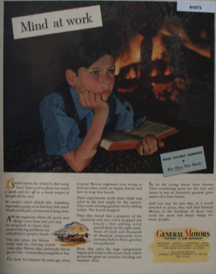 General Motors Victory is Our Business 1945 Ad