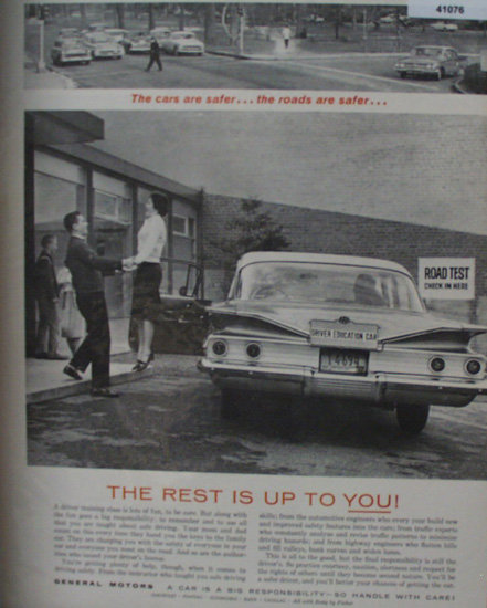 General Motors Cars 1960 Ad