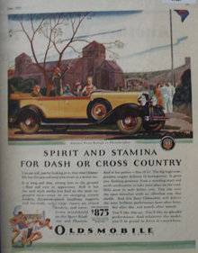 Oldsmobile Product Of General Motors 1929 Ad