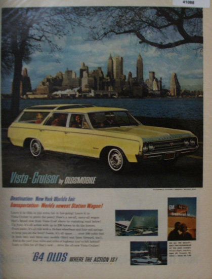 64 Oldsmobile Vista Cruiser Car 1964 Ad