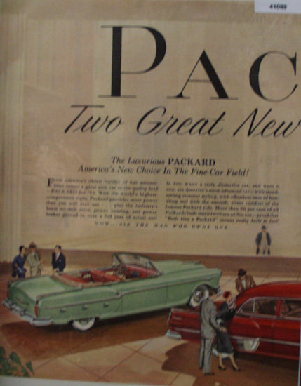 Packard Clipper Car 1953 Ad