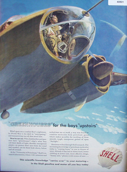 Shell Gasoline 1942 Ad