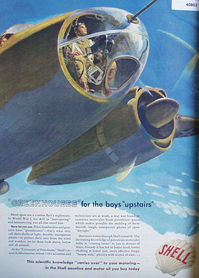 Shell Gasoline 1942 Ad