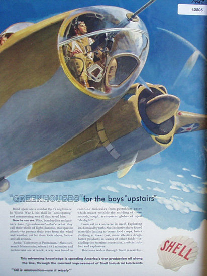 Shell Gasoline 1942 Ad