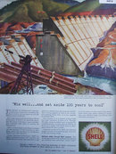Shell Oil Shasta Dam 1942 Ad.