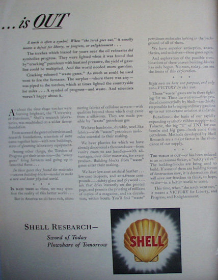 Shell Research 1943 Ad.