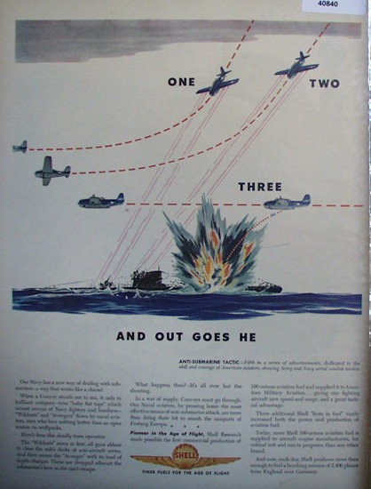 Shell Finer Fuels 1944 Ad