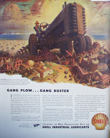 Shell Industrial Lubricants 1944 Ad