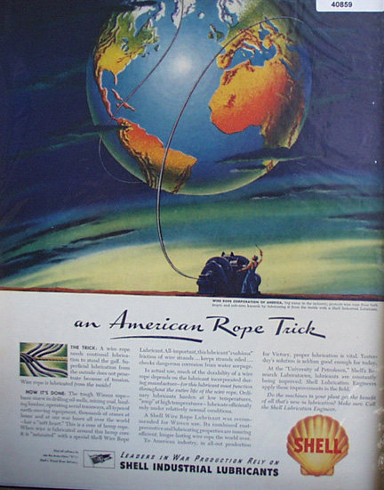 Shell Industrial Lubricants 1944 Ad