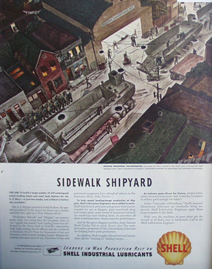 Shell Industrial Lubricants 1944 Ad