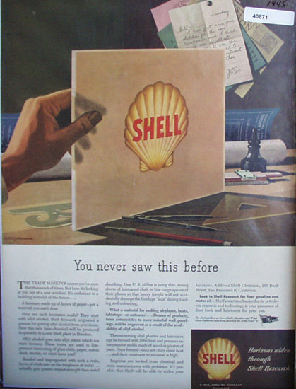 Shell Research 1945 Ad