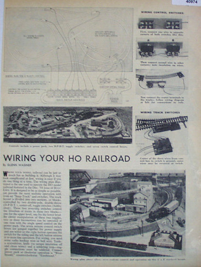 Wiring Your HO Railroad 1959 Article