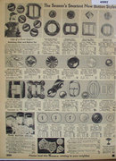 Sears Buttons and Belt Buckles 1936 Ad belt buckles