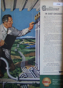 Shell Research 1945 Ad gulliver travels