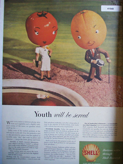 Shell Oil Research 1946 Ad youth will be served