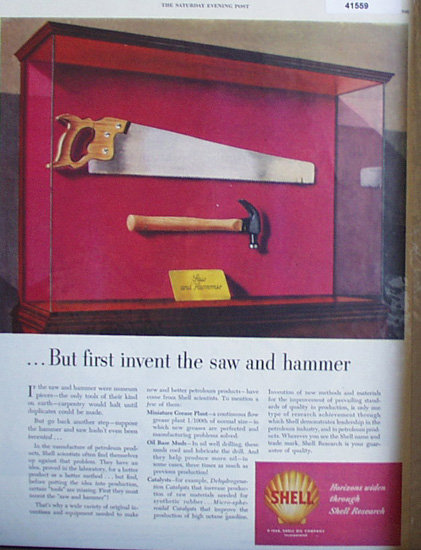 Shell Research Saw And Hammer 1948 Ad