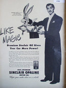 Sinclair Opaline Motor Oil 1947 Ad Zachari Scott