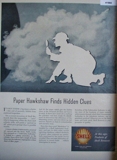 Shell Oil Research 1949 Ad Paper Hawkshaw