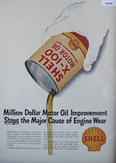 Shell X 100 Motor Oil 1952 Ad engine ware